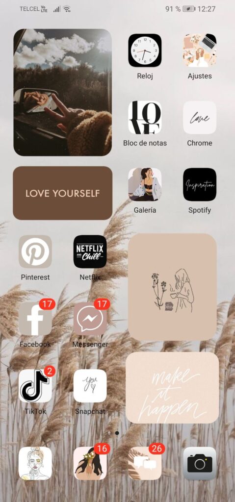 ideas para personalizar temas