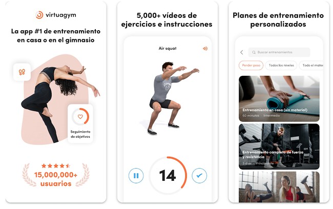 tutorial para aplicaciones de fitness online